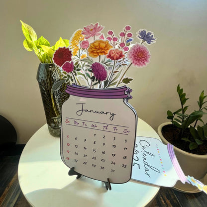 kawaii calender 2025 - Floral