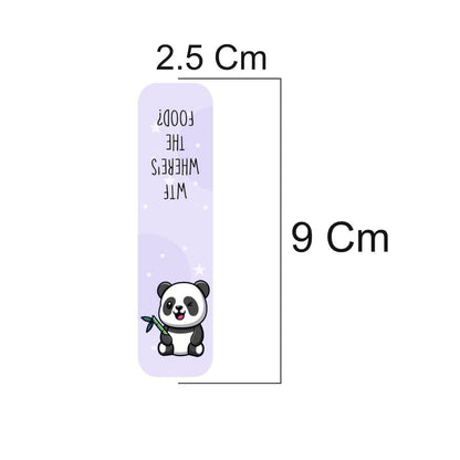 3D Panda Magnetic Bookmark