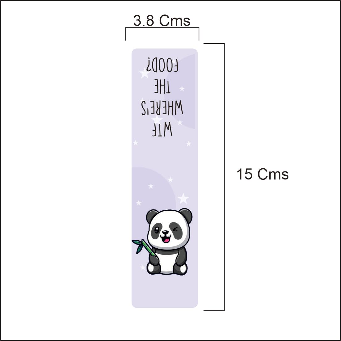 3D Panda Magnetic Bookmark