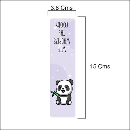 3D Panda Magnetic Bookmark