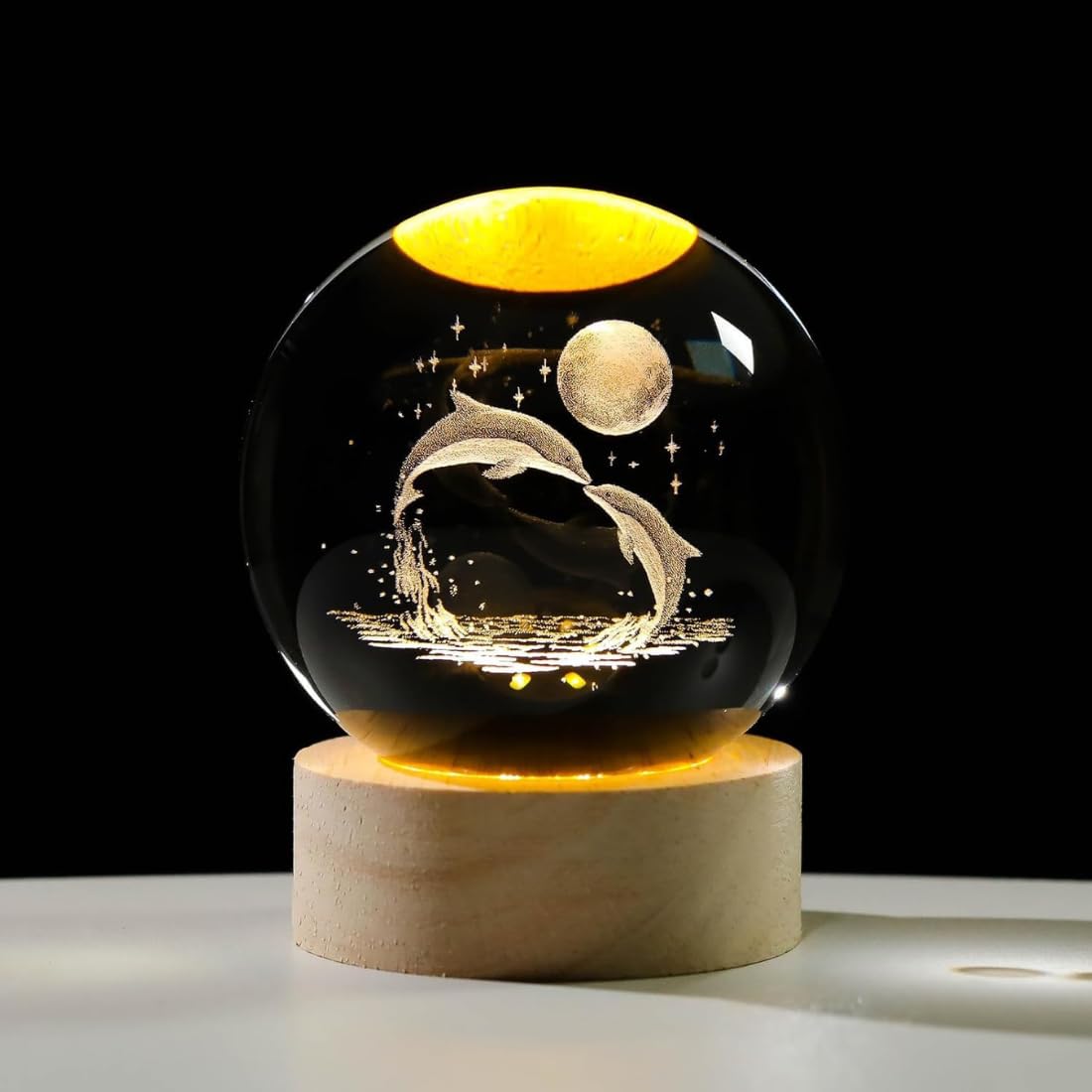 3D Crystal Ball Lamp