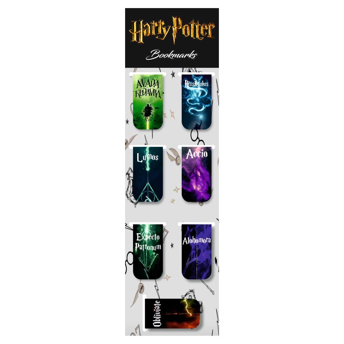 3D Harry Potter Spell Magnetic Bookmark