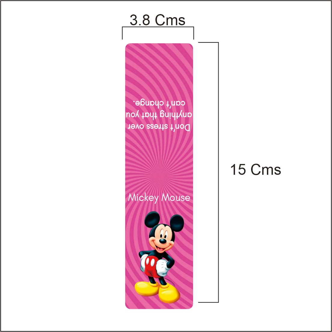 3D Micky Mouse Magnetic Bookmark