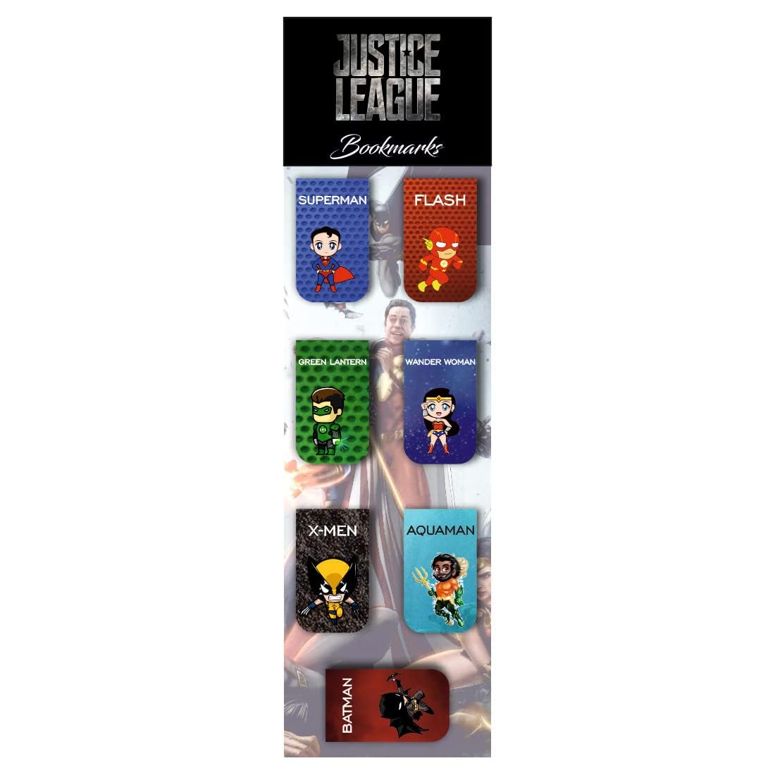 3D Justice League Magnetic Bookmark