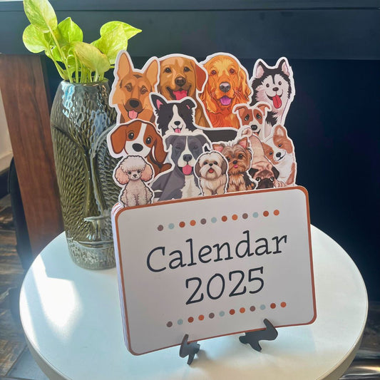 kawaii calender 2025 -Dogs