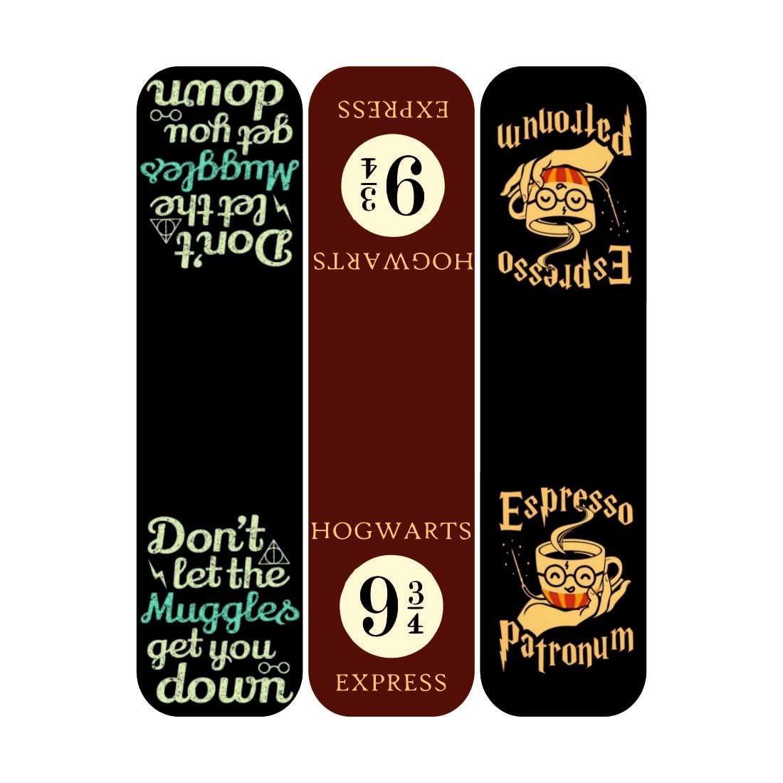 3D Harry Potter + Coffee Magnetic Bookmark