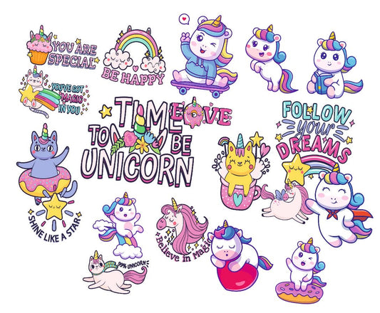 Unicorn Waterproof Sticker (pack of 20)