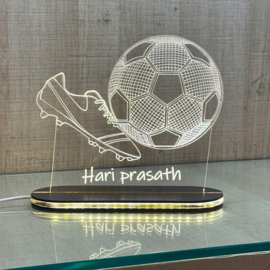 Personalized Hologram Lamp - Football Lovers.