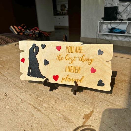 MDF Valentine Gift For Men and Women | MDF Standee