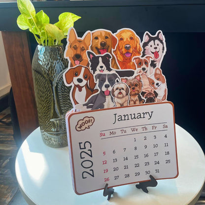 kawaii calender 2025 -Dogs