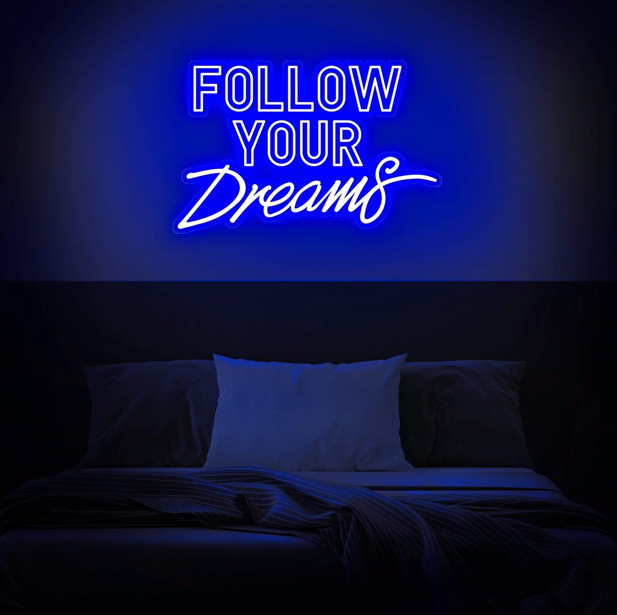 FOLLOW YOUR DREAMS LED Neon Quotes | Zestaneon – Zesta Neon