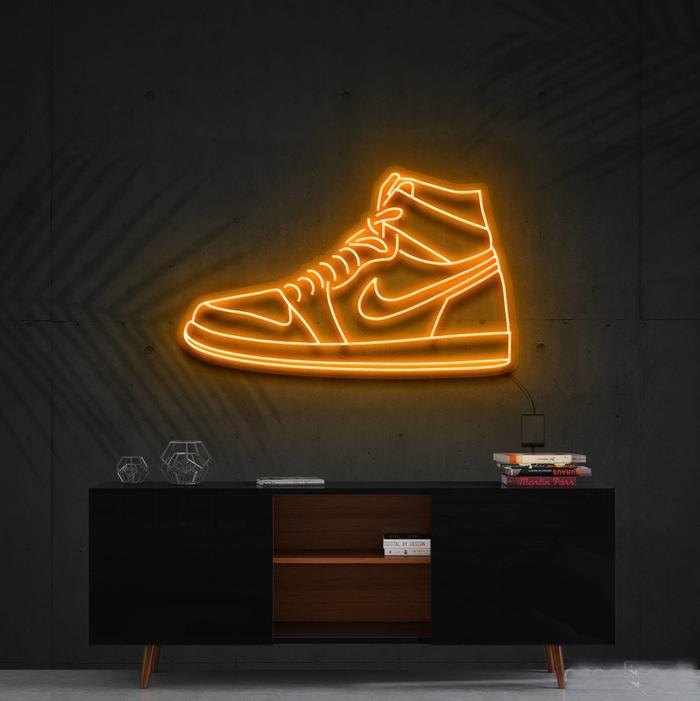 Neon orange outlet jordans